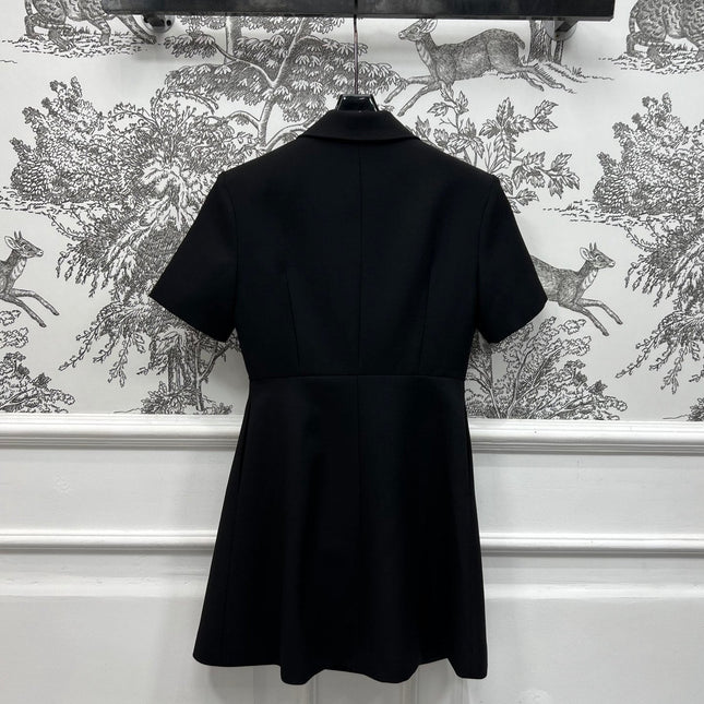 LV SHORT-SLEEVE BLAZER DRESS 274529