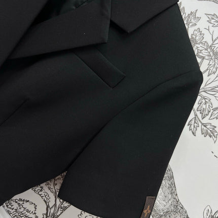 LV SHORT-SLEEVE BLAZER DRESS 274529