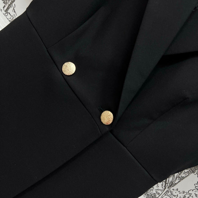 LV SHORT-SLEEVE BLAZER DRESS 274529