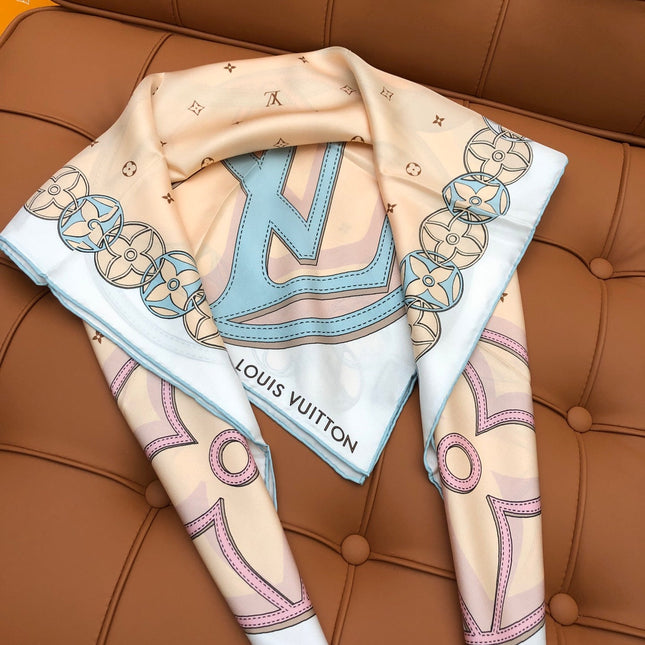 LV SCARF 90 CM IN SILK 704578