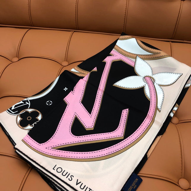 LV SCARF 90 CM IN SILK 704579
