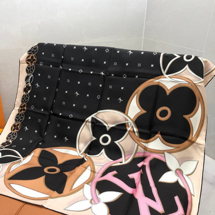 LV SCARF 90 CM IN SILK 704579