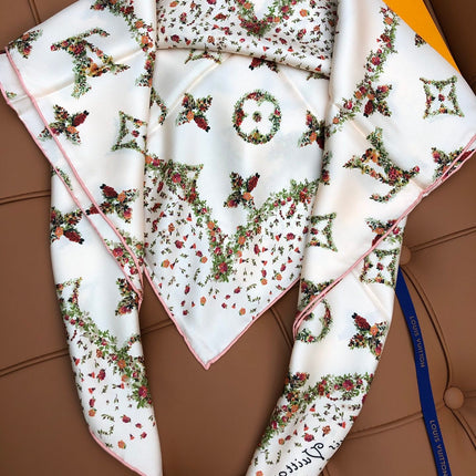 LV SCARF 90 CM IN SILK 704581