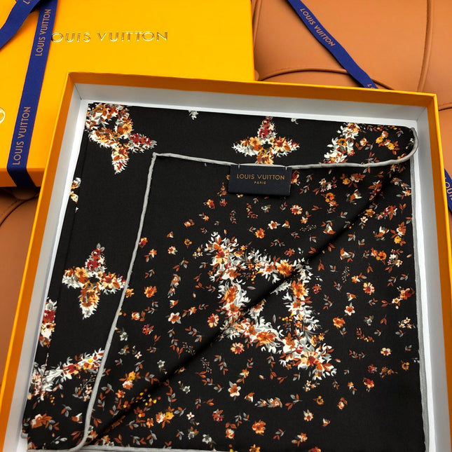LV SCARF 90 CM IN SILK 704582