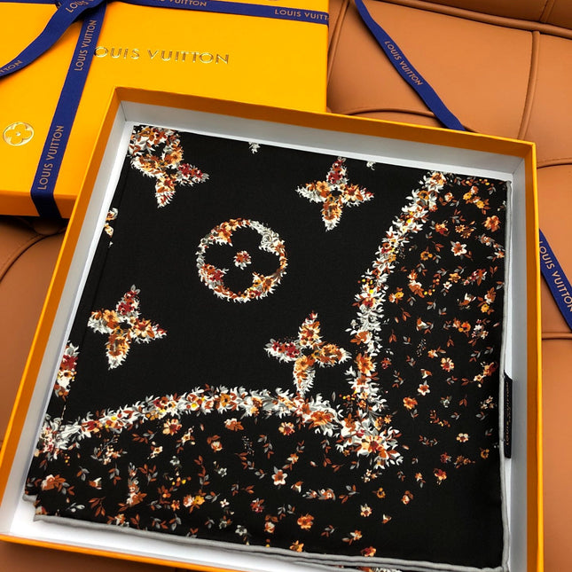 LV SCARF 90 CM IN SILK 704582