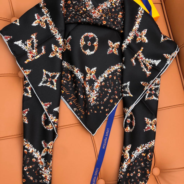 LV SCARF 90 CM IN SILK 704582