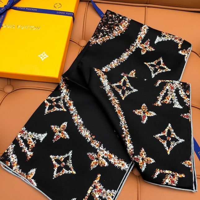 LV SCARF 90 CM IN SILK 704582
