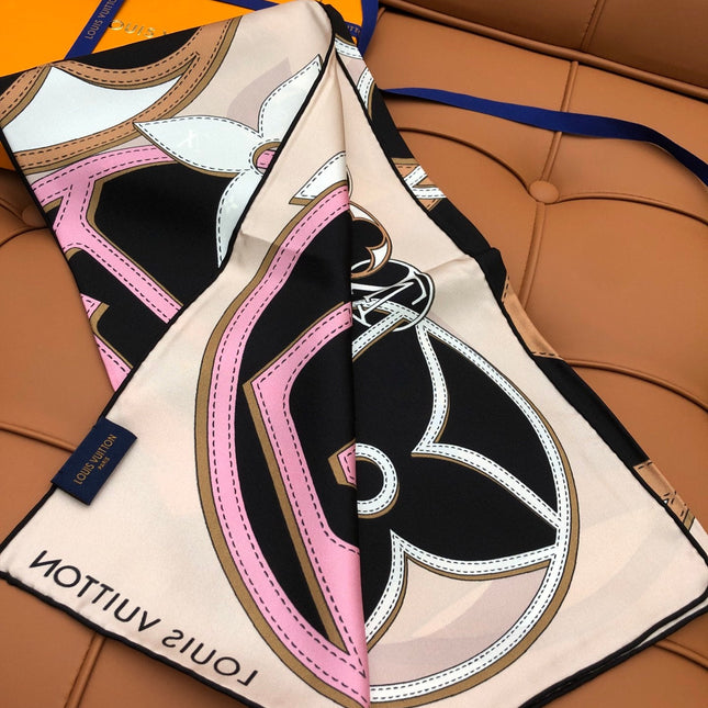LV SCARF 90 CM IN SILK 704579
