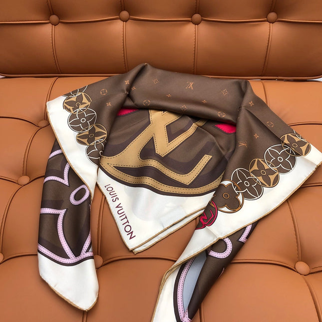 LV SCARF 90 CM IN SILK 704580