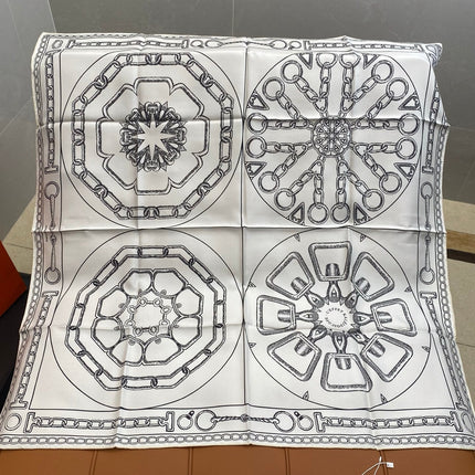 HERMES 25S SCARF 90 IN SILK 703664