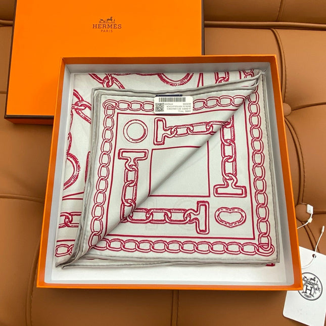 HERMES 25S SCARF 90 IN SILK 703665