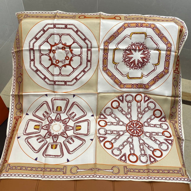 HERMES 25S SCARF 90 IN SILK 703666