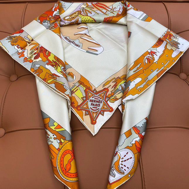 HERMES 25S SCARF 90 IN SILK 703711