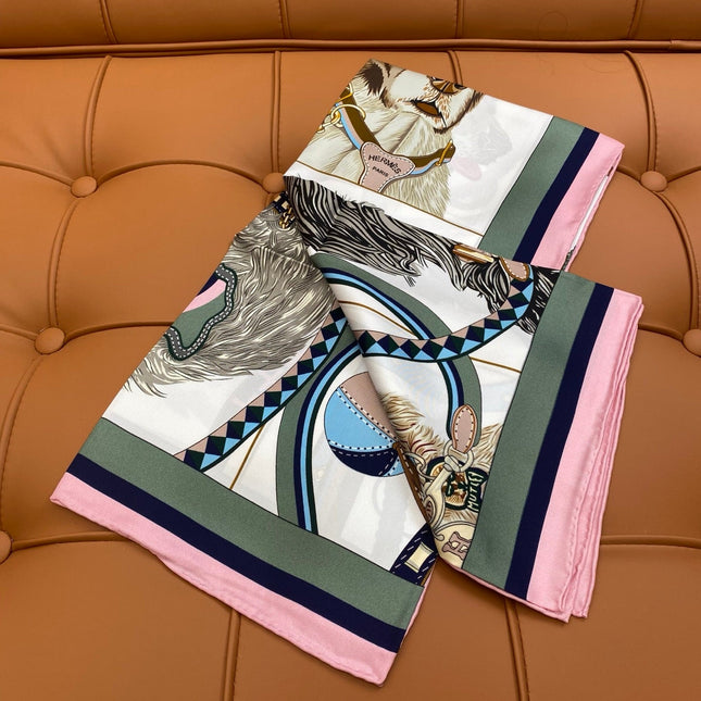 HERMES 25S SCARF 90 IN SILK 703715