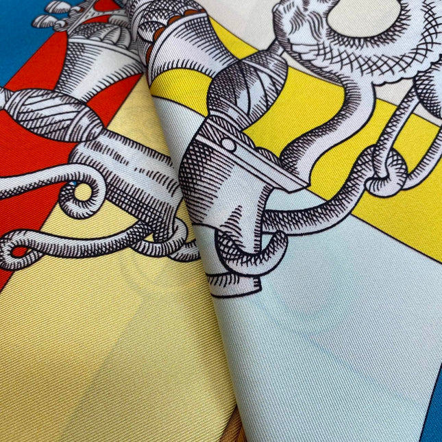 HERMES 25S SCARF 90 IN SILK 709680