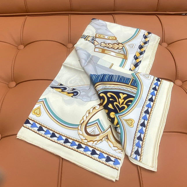 HERMES 25S SCARF 90 IN SILK 709686