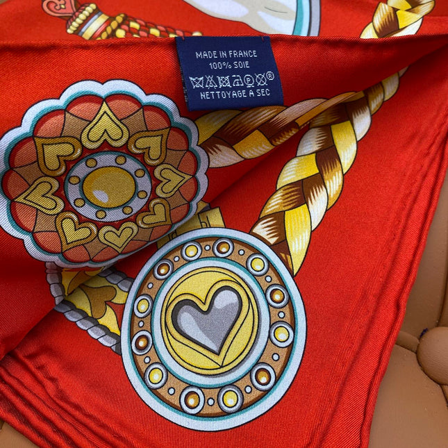 HERMES 25S SCARF 90 IN SILK 709688