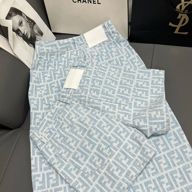 FF 25 Monogram Light Blue Jean