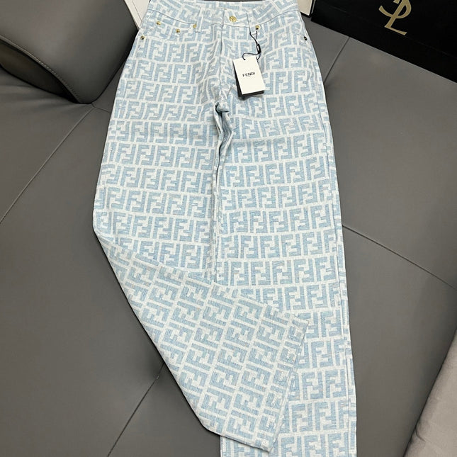 FF 25 Monogram Light Blue Jean
