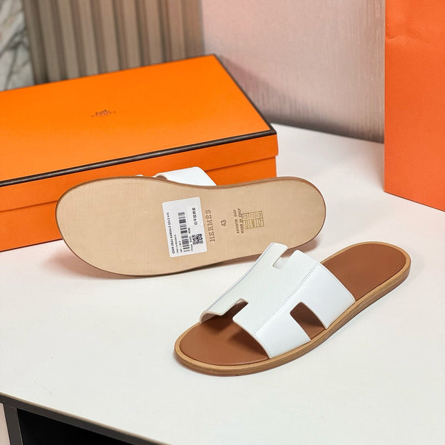 IZMIR SANDAL LIGHT BROWN MIX WHITE LAMBSKIN