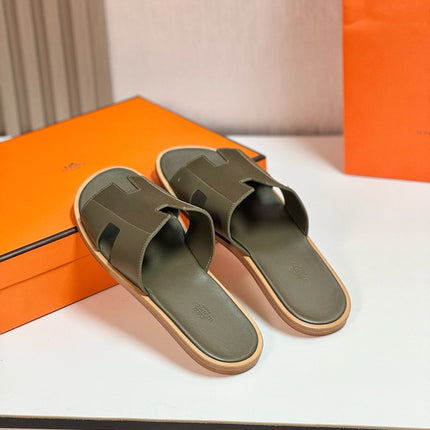 IZMIR SANDAL MOSS LAMBSKIN