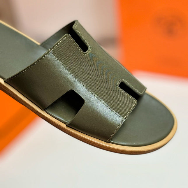 IZMIR SANDAL MOSS LAMBSKIN