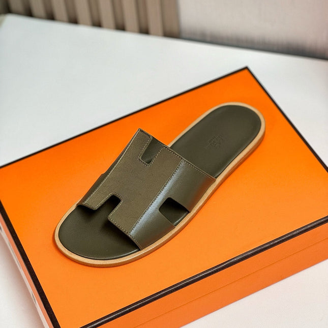 IZMIR SANDAL MOSS LAMBSKIN