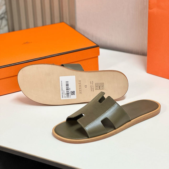 IZMIR SANDAL MOSS LAMBSKIN