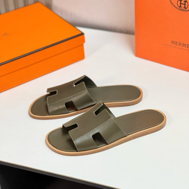 IZMIR SANDAL MOSS LAMBSKIN