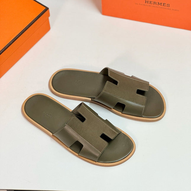 IZMIR SANDAL MOSS LAMBSKIN