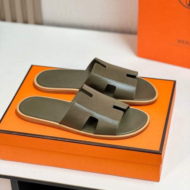 IZMIR SANDAL MOSS LAMBSKIN