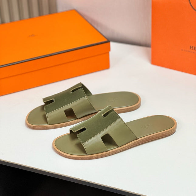 Izmir sandal Vert Toundra