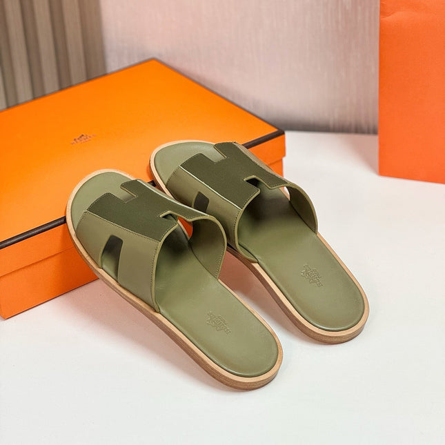 Izmir sandal Vert Toundra
