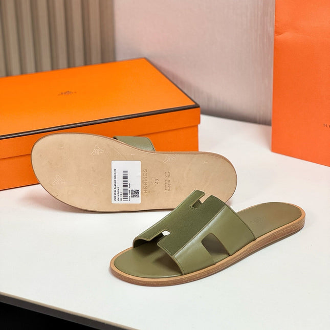 Izmir sandal Vert Toundra