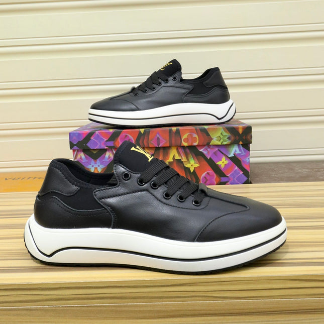 LV SNEAKER BLACK CALFSKIN