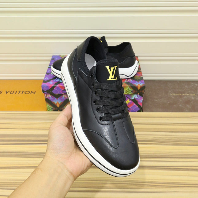LV SNEAKER BLACK CALFSKIN