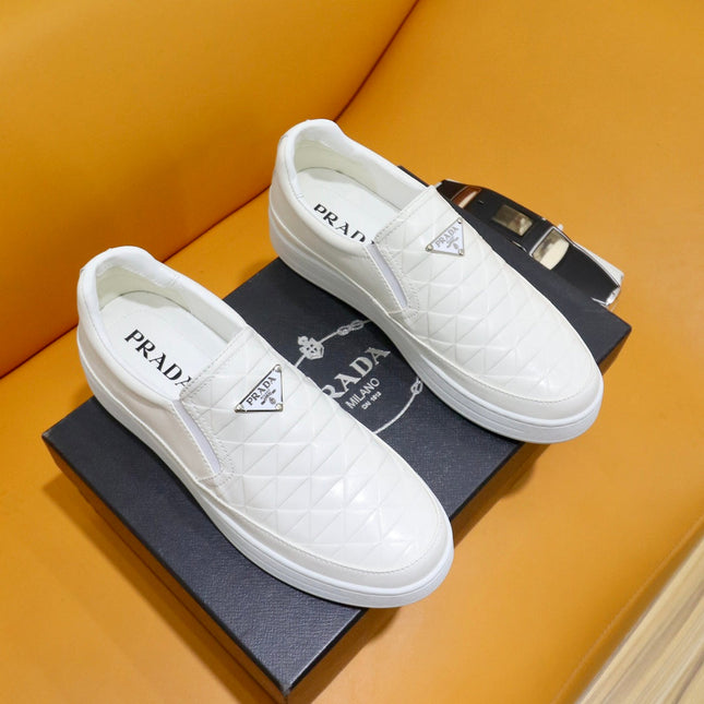 PRA LOAFERS WHITE CARO CALFSKIN