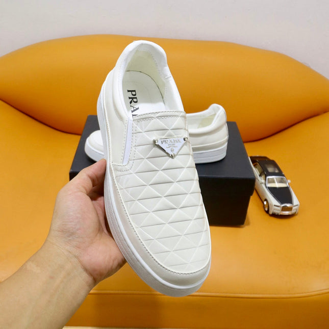 PRA LOAFERS WHITE CARO CALFSKIN