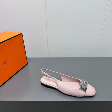 INNOCENTE SLINGBACK IN LIGHT PINK CALFSKIN