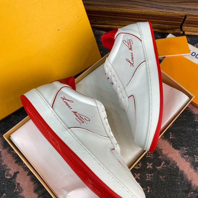 LV RIVOLI FAT SNEAKER WHITE RED