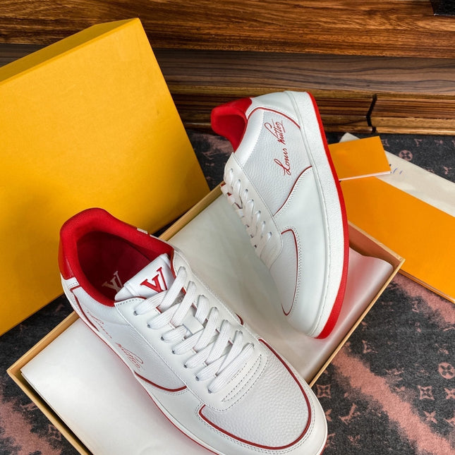 LV RIVOLI FAT SNEAKER WHITE RED