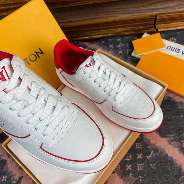 LV RIVOLI FAT SNEAKER WHITE RED