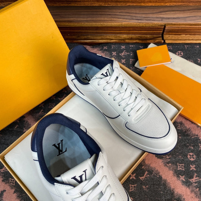 LV RIVOLI FAT SNEAKER WHITE BLUE