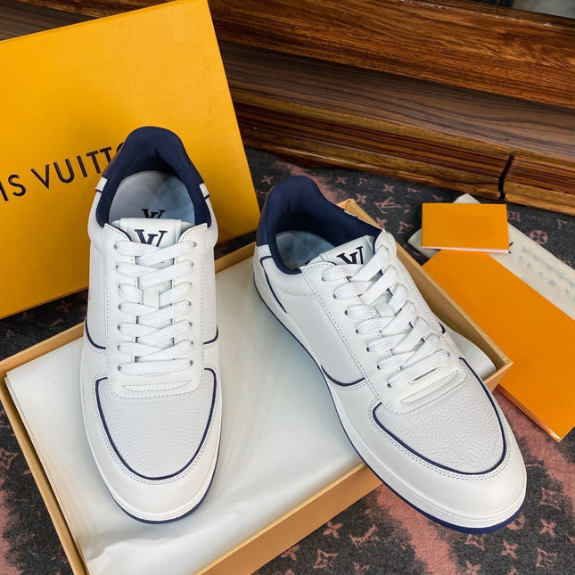 LV RIVOLI FAT SNEAKER WHITE BLUE