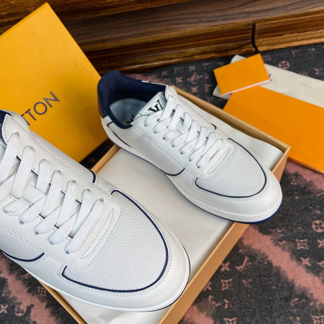 LV RIVOLI FAT SNEAKER WHITE BLUE