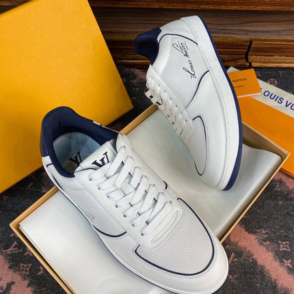 LV RIVOLI FAT SNEAKER WHITE BLUE