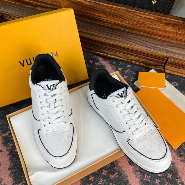 LV RIVOLI FAT SNEAKER WHITE BLACK