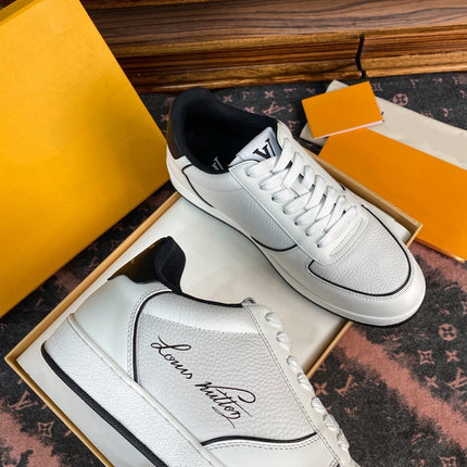 LV RIVOLI FAT SNEAKER WHITE BLACK