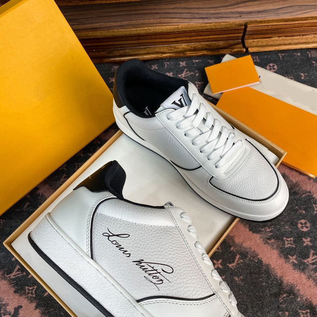 LV RIVOLI FAT SNEAKER WHITE BLACK