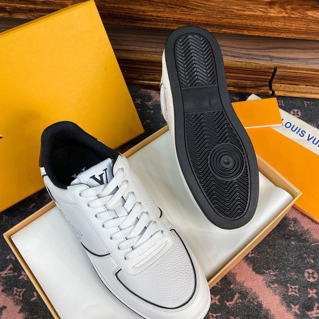 LV RIVOLI FAT SNEAKER WHITE BLACK